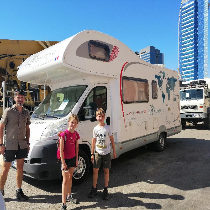 Montévidéo : Dépot du camping car